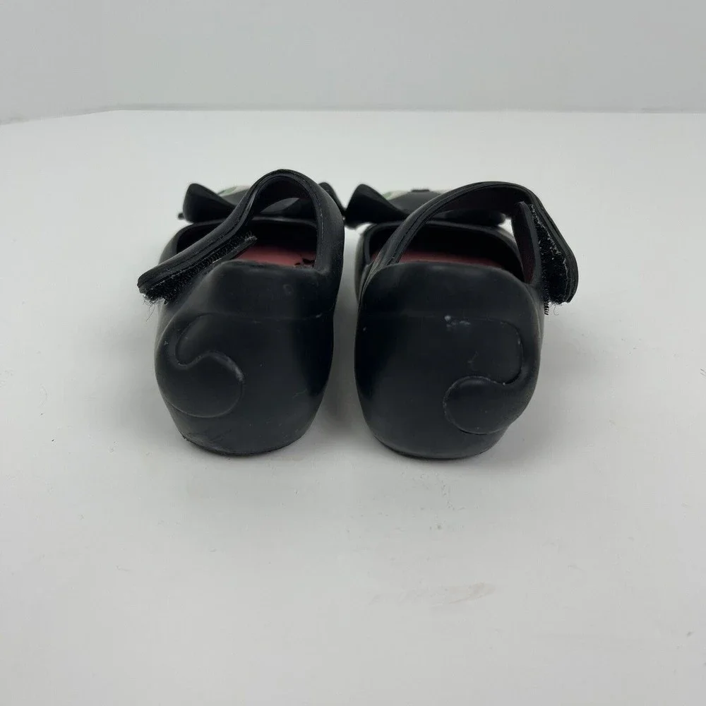 Mini Melissa Black Cat Mary Jane Shoes Toddler Size 5‎ Halloween Festive